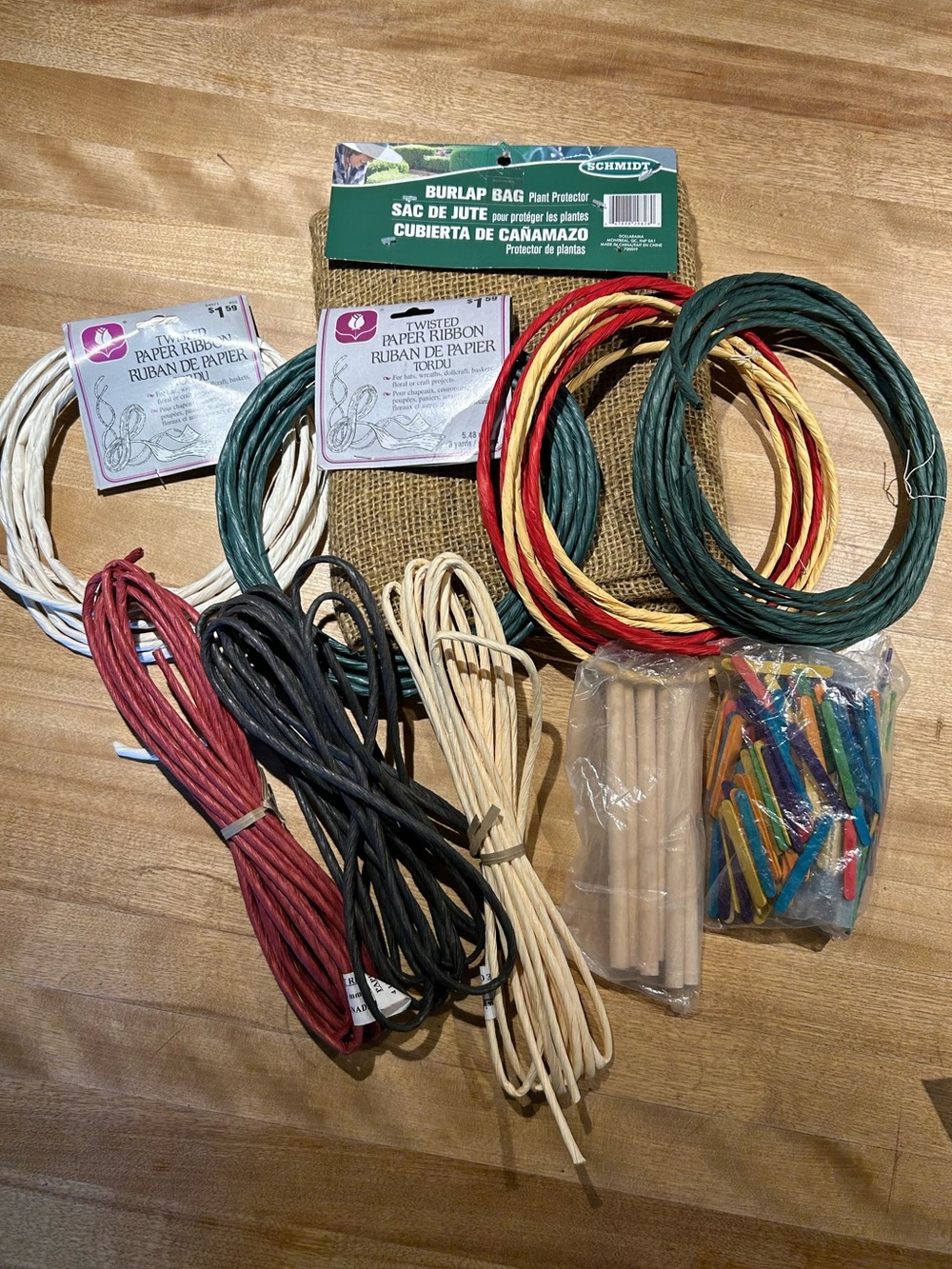 💥  2 for 12 or 4 for 20 💥 Lot of Twisted Paper Ribbons - As Is